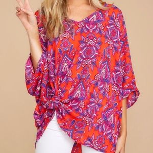 Red Floral Tunic from Red Dress Boutique